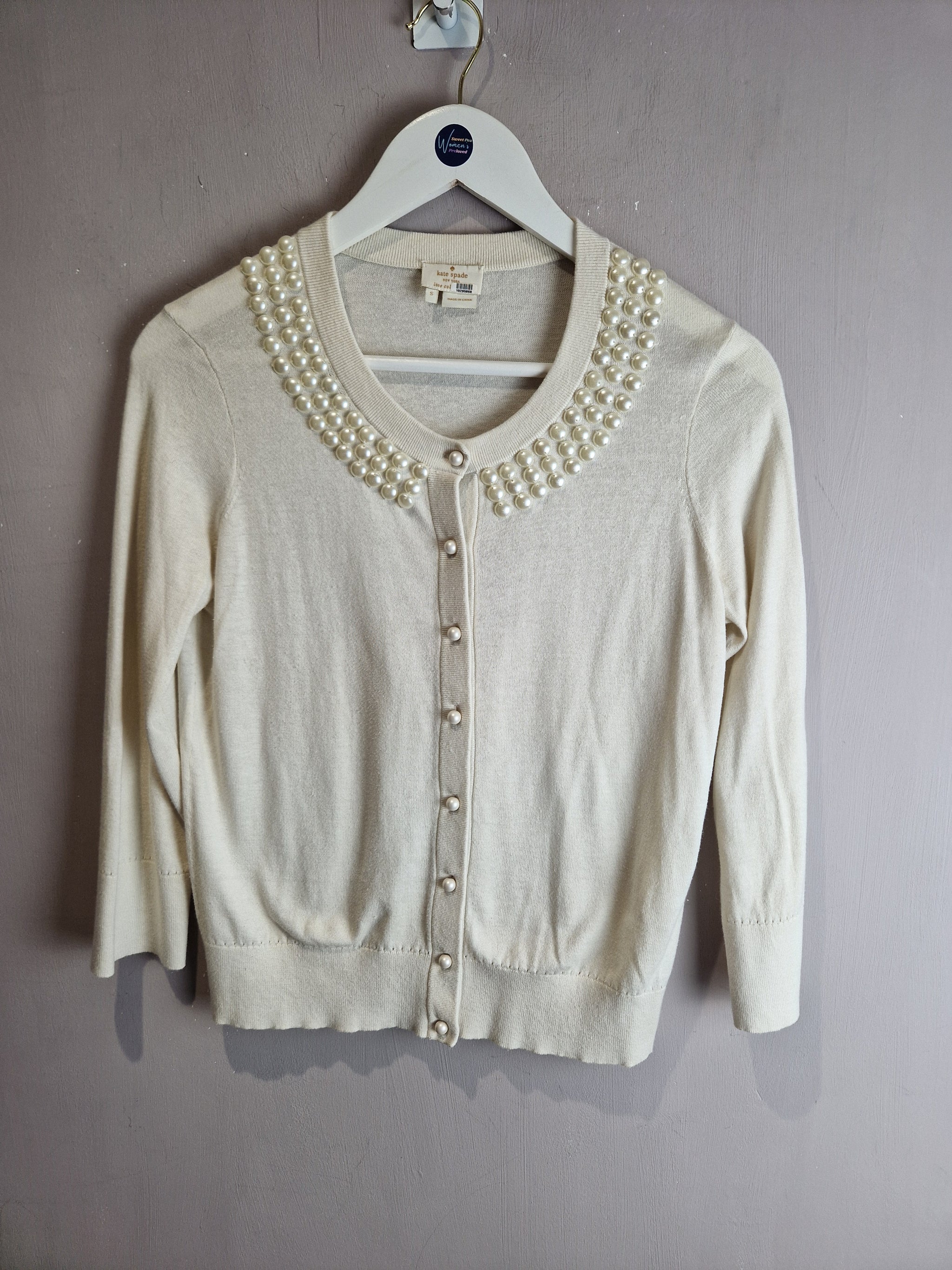 Kate spade embellished cardigan best sale